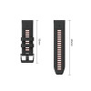 Remienok na hodinky Tech-Protect Iconband Pro pre Garmin Fenix 5X / 5X Plus / 6X / 6X Pro / 7X / 8 / 8 Pro / 9 / 9 Pro (47 mm), čierny / červený