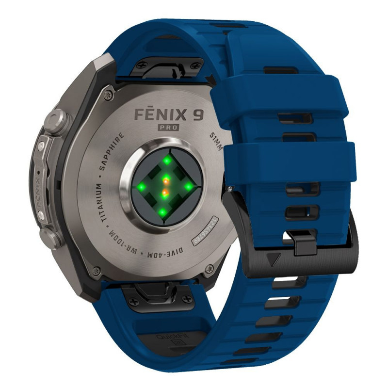 Remienok na hodinky Tech-Protect Iconband Pro THP6047 pre Garmin Fenix 5X / 5X Plus / 6X / 6X Pro / 7X / 8 / 8 Pro / 9 / 9 Pro (47 mm), tmavomodrý / čierny