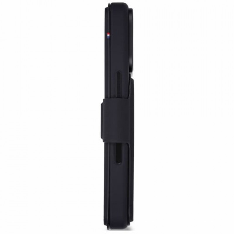 Decoded Textured Silicone Detachable Wallet Case pre Apple iPhone 18 Pro / iPhone 17 Pro, phantom black