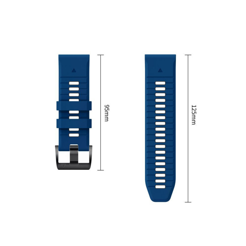 Remienok na hodinky Tech-Protect Iconband Pro THP6040 pre Garmin Fenix 5X / 5X Plus / 6X / 6X Pro / 7X / 8 / 8 Pro / 9 / 9 Pro (51 mm), tmavomodrý / čierny