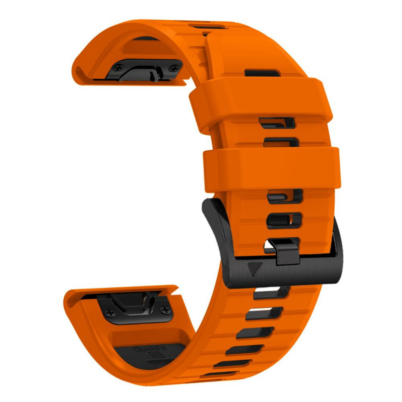 Remienok na hodinky Tech-Protect Iconband Pro THP6044 pre Garmin Fenix 5X / 5X Plus / 6X / 6X Pro / 7X / 8 / 8 Pro / 9 / 9 Pro (51 mm), oranžový / čierny
