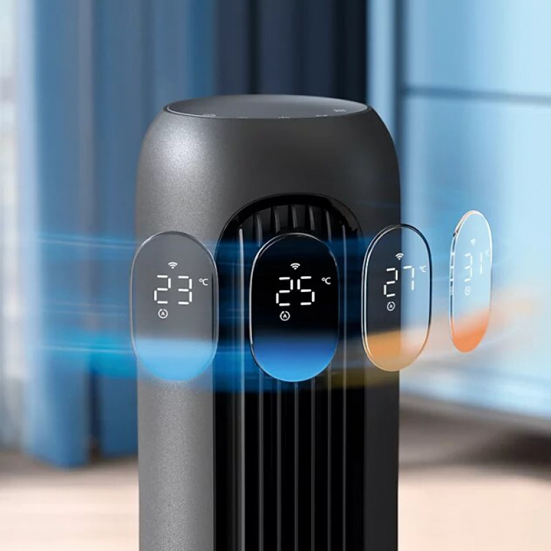 Philips 7000 Series CX7550/01 vežový ventilátor, čierny