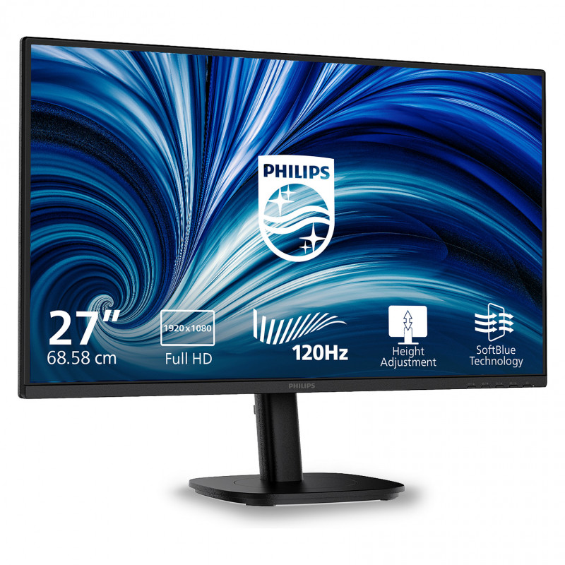 Philips 3000 Series 27B2N3200A/00 27 palcový LED monitor, IPS, Full HD, čierny
