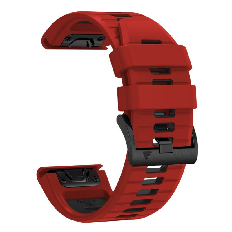 Tech-Protect Iconband Pro THP6043 remienok na hodinky pre Garmin Fenix 5X / 5X Plus / 6X / 6X Pro / 7X / 8 / 8 Pro / 9 / 9 Pro (51 mm), červený / čierny