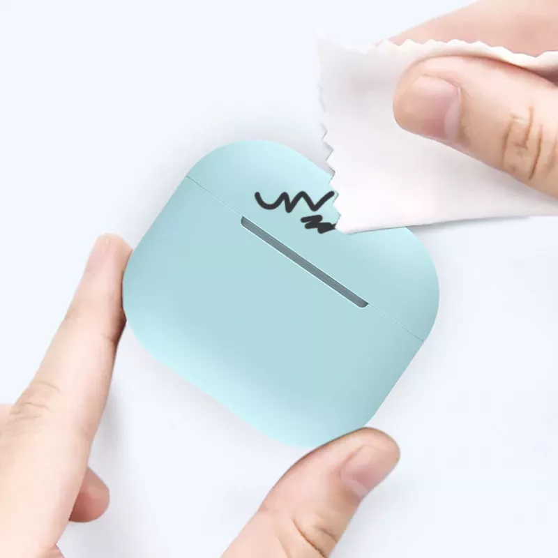 Hurtel Silikónové puzdro pre AirPods 2 / AirPods 1, biele