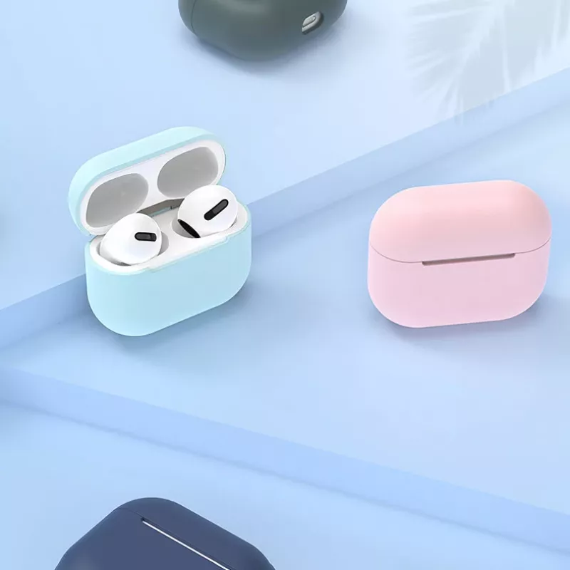 Hurtel Silikónové puzdro pre AirPods 2 / AirPods 1, biele