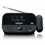 Lenco CR-615BK Rádiobudík s projekciou, DAB+/FM, čierny