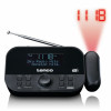 Lenco CR-615BK Rádiobudík s projekciou, DAB+/FM, čierny