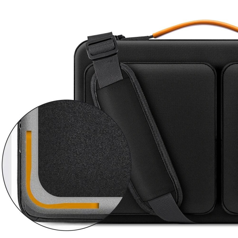 Taška na notebook Tech-Protect Defender Bag THP4355 13-14", čierna/oranžová