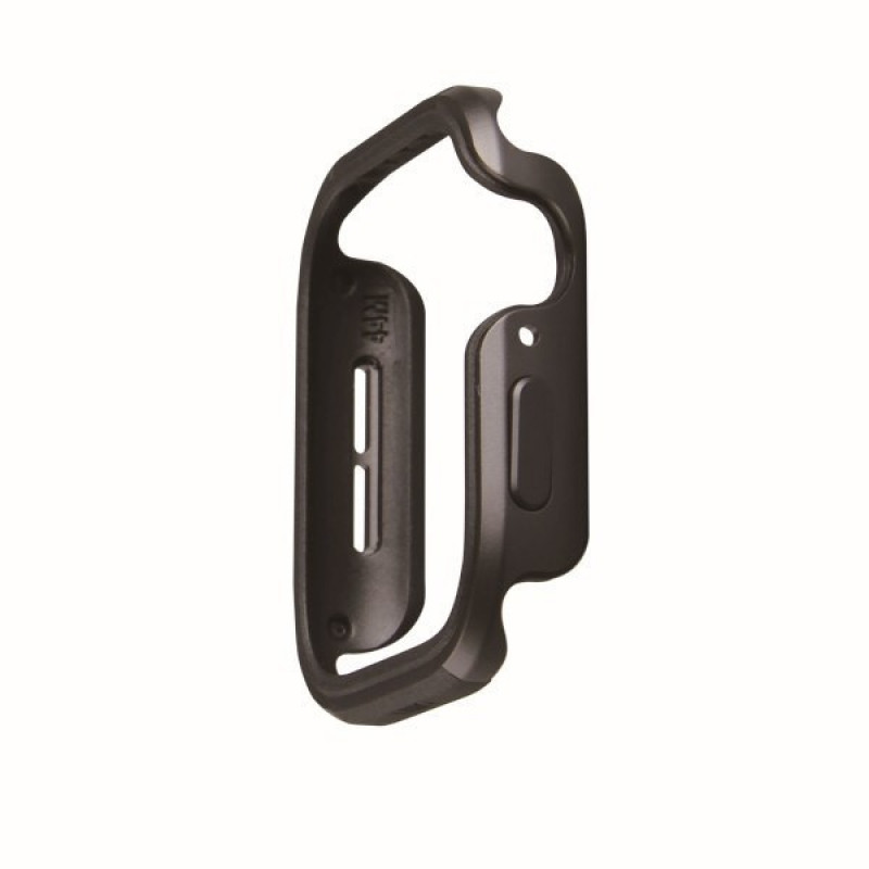 UNIQ Puzdro Valencia pre Apple Watch Series 4/5/6/SE 44 mm, gunmetalová sivá
