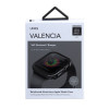 UNIQ Puzdro Valencia pre Apple Watch Series 4/5/6/SE 44 mm, gunmetalová sivá