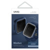 UNIQ Moduo puzdro pre Apple Watch 4/5/6/7/8/9/SE 44/45 mm, modro-sivé