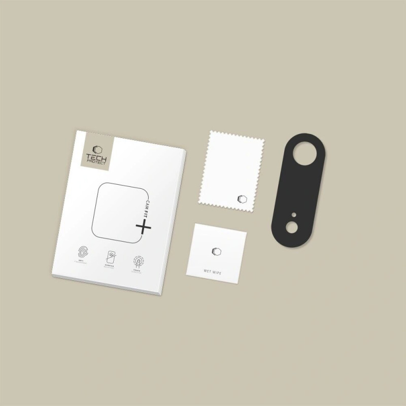 Tech-Protect Camalloy Fit+ kryt modulu fotoaparátu pre Apple iPhone Air, čierny