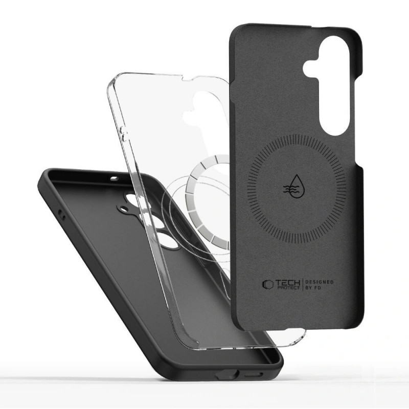 Tech-Protect silikónové puzdro MagSafe pre Samsung Galaxy S26+, čierne