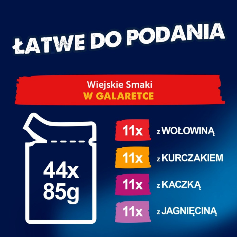 Purina Felix Agail krmivo pre mačky, hovädzie, 44 x 85 g
