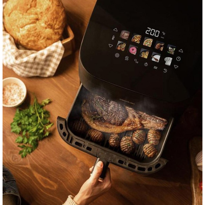Cecotec Cecofry&Grill Smokin' 8500 fritéza bez oleja, 8,5 L, 2200 W, čierna