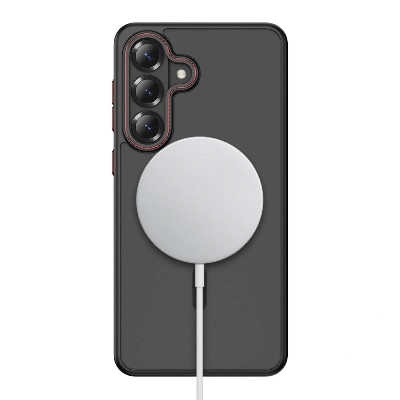 Tech-Protect MagCam MagSafe puzdro pre Samsung Galaxy S26+, matné čierne/červené