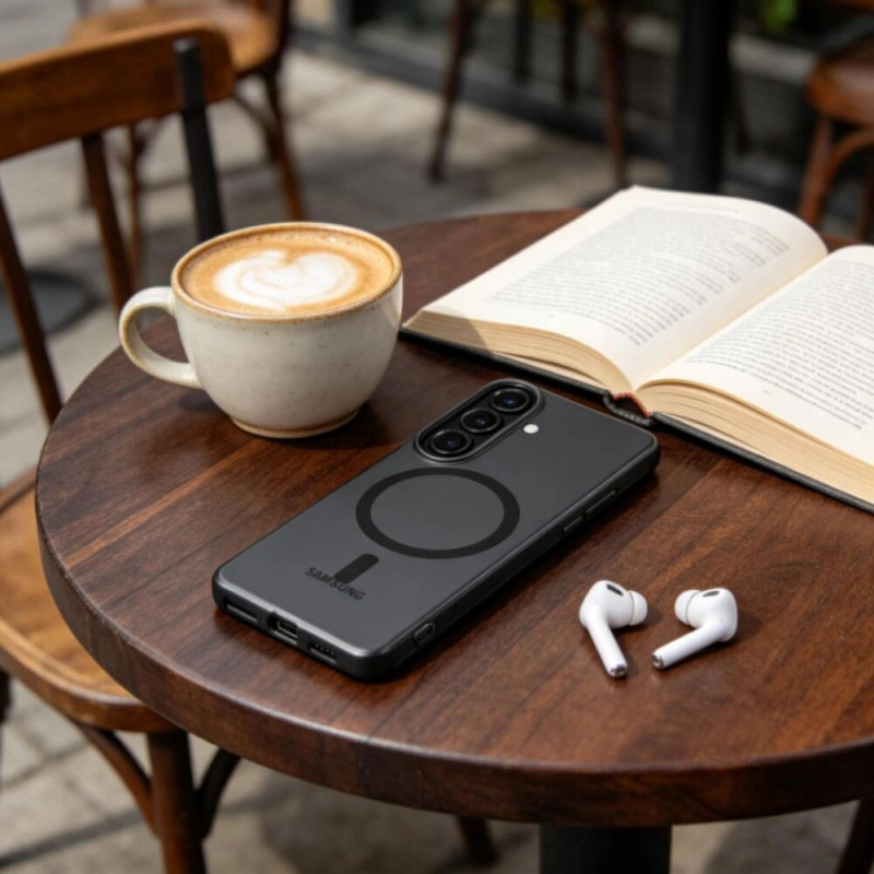 Tech-Protect MagSlim MagSafe puzdro pre Samsung Galaxy S26, matná čierna