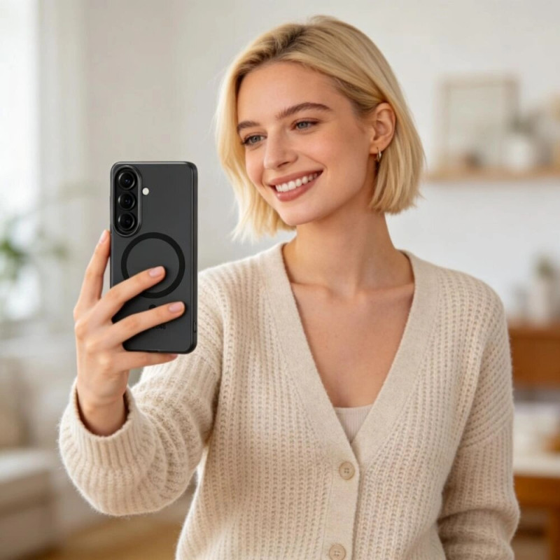 Tech-Protect MagSlim MagSafe puzdro pre Samsung Galaxy S26, matná čierna