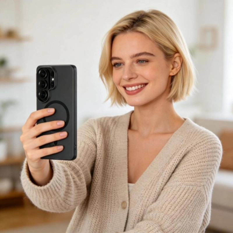 Tech-Protect MagSlim MagSafe puzdro pre Samsung Galaxy S26 Ultra, matná čierna