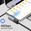 Tech-Protect UltraBoost AA03 USB-C uhlový adaptér, sivý