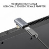 Tech-Protect UltraBoost AA02 USB-C uhlový adaptér, sivý