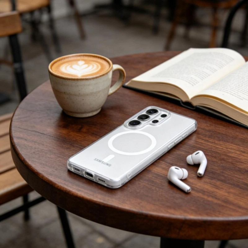 Tech-Protect MagSlim MagSafe puzdro pre Samsung Galaxy S26 Ultra, Matte Ice