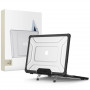 Tech-Protect SmartShell Pro puzdro pre Apple MacBook Air 13" (M2/M3/M4/M5) 2023-2025, čierna/transparentná