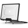 Tech-Protect SmartShell Pro puzdro pre Apple MacBook Air 13" (M2/M3/M4/M5) 2023-2025, čierna/transparentná