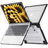 Tech-Protect SmartShell Pro puzdro pre Apple MacBook Air 13" (M2/M3/M4/M5) 2023-2025, čierna/transparentná