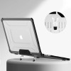 Tech-Protect SmartShell Pro puzdro pre Apple MacBook Air 13" (M2/M3/M4/M5) 2023-2025, čierna/transparentná