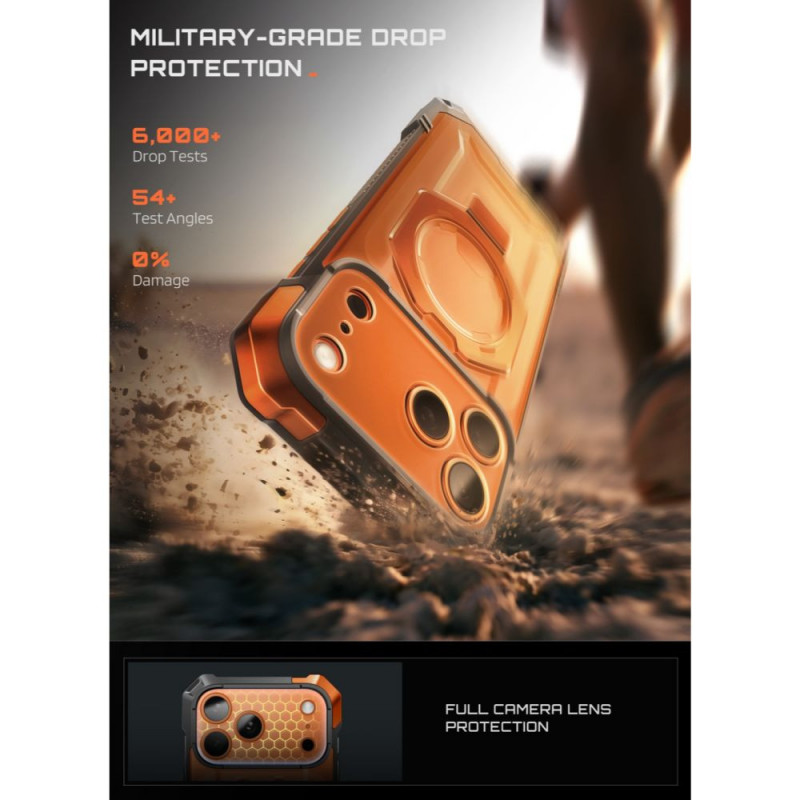 Supcase UB Grip Mag MagSafe puzdro pre Apple iPhone 17 Pro Max / 18 Pro Max, koralové