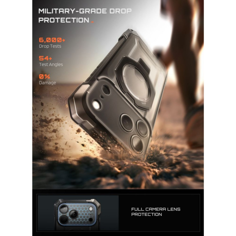 Supcase UB Grip Mag MagSafe puzdro pre Apple iPhone 17 Pro Max / 18 Pro Max, čierne