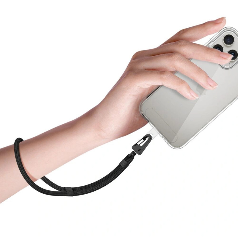 Tech-Protect C8S Rope Wrist Strap, čierny