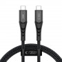 Kábel Tech-Protect UB11T Ultraboost USB-C / USB-C, PD 100W, 100 cm, čierny