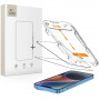 Tech-Protect Quick Set+ tvrdené sklo na ochranu displeja pre Apple iPhone 13 / 13 Pro / 14 / 16e, čierna (2 ks)
