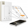 Tech-Protect Quick Set+ tvrdené sklo na ochranu displeja pre Apple iPhone 16 Pro, čierna (2 ks)
