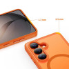 Tech-Protect Magmat MagSafe puzdro pre Samsung Galaxy S26, matná oranžová