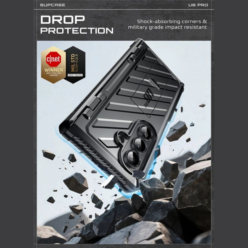 Supcase Unicorn Beetle Pro puzdro pre Samsung Galaxy Z Fold 7, čierne