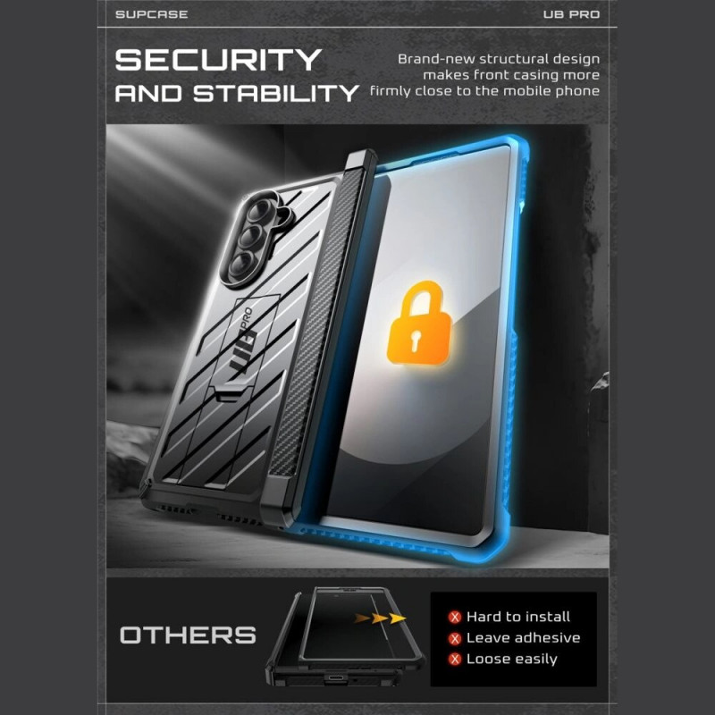 Supcase Unicorn Beetle Pro puzdro pre Samsung Galaxy Z Fold 7, čierne
