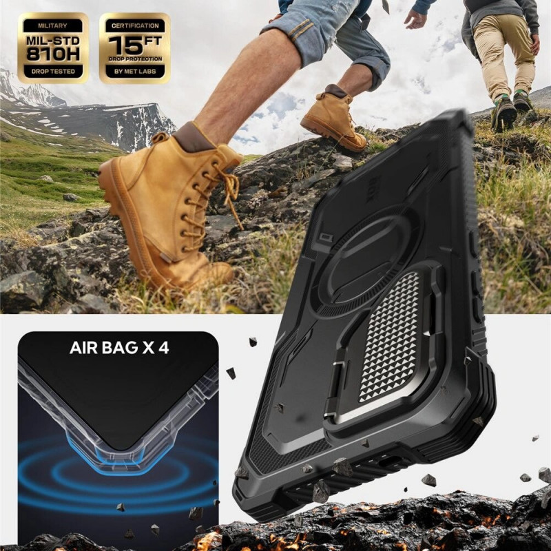 Supcase IBLSN ArmorBox Mag puzdro MagSafe pre Samsung Galaxy S25 Ultra, čierne