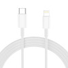 Nabíjačka na stenu Tech-Protect NC20W 1-port USB-C PD 20W s káblom Lightning, biela, 100 cm