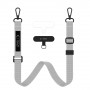 Tech-Protect C6S Rope Crossbody Crayon Grey súprava šnúrok na telefón