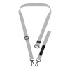 Tech-Protect C6S Rope Crossbody Crayon Grey súprava šnúrok na telefón