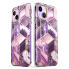 Supcase Cosmo puzdro pre Apple iPhone 14 Plus / 15 Plus, mramorová fialová