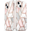 Supcase puzdro Cosmo pre Apple iPhone 14 Plus / 15 Plus, ružový mramor