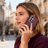 Peňaženkové puzdro Tech-Protect pre Samsung Galaxy A57 5G, bordová