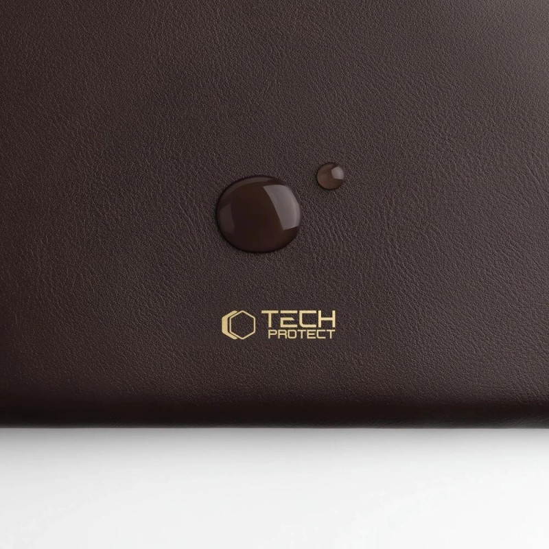 Tech-Protect Fleecové puzdro na notebook 13-14", čokoládové (hnedé)