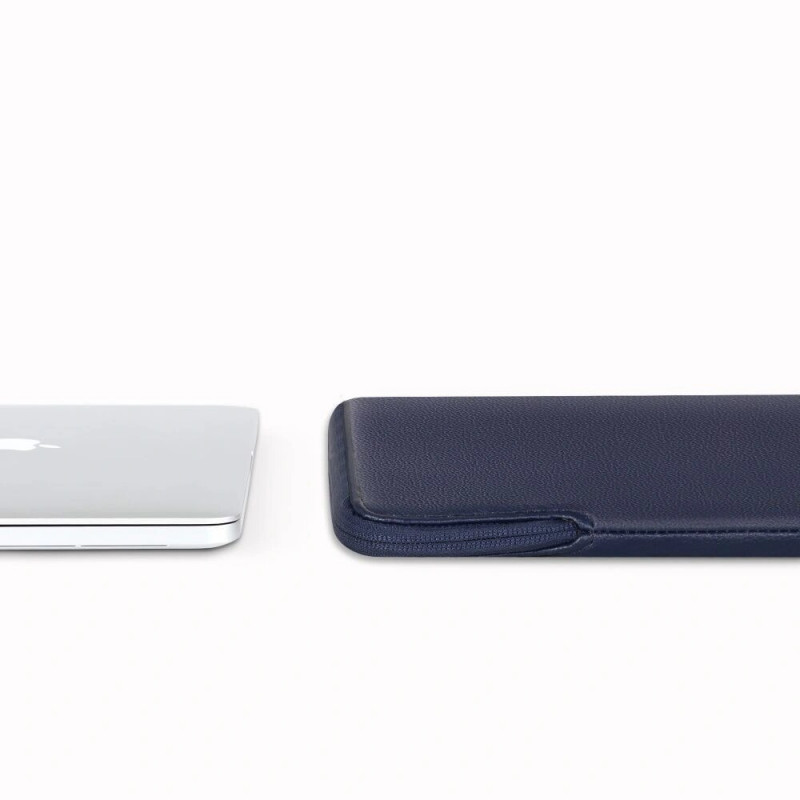 Tech-Protect Fleecové puzdro na notebook 13-14" námornícka modrá