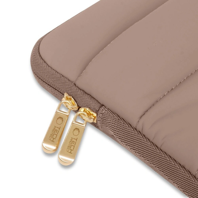 Tech-Protect Fluffy puzdro na notebook 15-16", Walnut (hnedé)